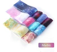 Lerty-Autocollants Adhésifs Pour Ongles",Peinture À L'encre,Cuir Chevelu En Bambou,Caractères Chinois,Décalcomanies De Transfert,"Art De Manucure Et De Pédicure - Type 1022 Marble Pack