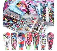 Lerty-Autocollants Adhésifs Pour Ongles",Peinture À L'encre,Cuir Chevelu En Bambou,Caractères Chinois,Décalcomanies De Transfert,"Art De Manucure Et De Pédicure - Type 4122 Pack