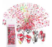 Lerty-Autocollants Adhésifs Pour Ongles",Peinture À L'encre,Cuir Chevelu En Bambou,Caractères Chinois,Décalcomanies De Transfert,"Art De Manucure Et De Pédicure - Type Xk9136 Pack