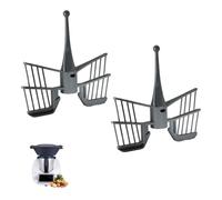 leruiyezs 2 pcs Fouet Pour Thermomix TM5 TM6 TM31 Mélange Uniforme Résistant À La Chaleur Facile À Nettoyer Compatible Avec Robot Multifonction Accessoires Pour Thermomix TM5 TM6 TM31 Cuisine Maison