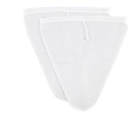 leruiyezs 2 Pcs Sac Filtrant Multifonction Pour Lait De Noix Bio Et Lait Végétal,28 x 30cm,V-Forme,Passoire Tissu Blanc, Réutilisable,Pour Fromage Maison,Jus De Fruits,Jus De Légumes