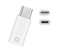 leruiyezs Adaptateur de charge USB C pour Apple Pencil - Pour le chargement et le couplage Bluetooth - Adaptateur USB-C vers connecteur Lightning - Pour Apple Pencil 1e génération et iPad 10e
