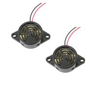 leruiyezs Buzzer 12V Puissant Piézo Électronique Continu DC 3-24V Étanche 100 DB Haute Intensité Alarme Sonore pour Voiture Moto Oubli Phare Système Avertisseur Sécurité Extérieur