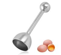 leruiyezs Coupe-Oeuf à la Coque en Acier Inoxydable,Résistant à la Rouille,Gain de Temps pour Petit-Déjeuner,Pour Œufs Durs et À la Coque,Ouvre-Oeuf Pratique,Casse-Oeuf Rapide