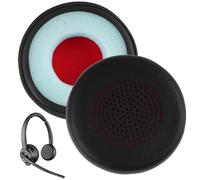 leruiyezs Coussinets d'oreille De Rechange pour Plantronics Voyager Focus UC B825/1&2 UC,Voyager 4210/4220,Proteiné,Remplacement pour Poly BlackWire 5200/C5200/5210/C5210/C5220/7225,Backbeat Sense