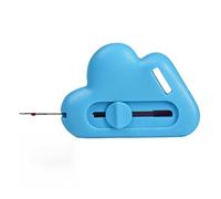 leruiyezs Guide Couture Aimanté pour Machine à Coudre 2 en 1 avec Découd-Vite Rétractable,Bleu,Guide Ourlet Magnétique en Forme de Nuage, Accessoire Universel pour Couture Précise et Facile