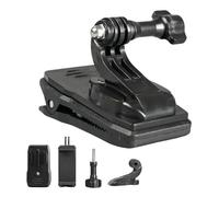 leruiyezs Pince pour Gopro et Camera Clip avec Support Pivotant 360° et Harnais pour Gopro, Clip Universel pour Téléphone,pour Hero DJI Action et Autres Appareils