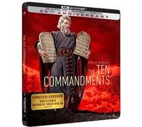 Les 10 commandements 65ème Anniversaire Edition Limitée Steelbook Blu-ray 4K Ultra HD E