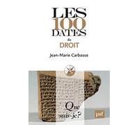 Les 100 dates du droit