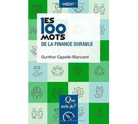 Les 100 mots de la finance durable