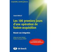 Les 100 premiers jours d'une opération de fusion-acquisition