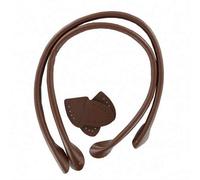 Les 2 anses Marrons à Coudre Ronde de 51 cm pour Sac à Main Pochette Bagage mercerie Couture Art créatif Fermeture Creation Sangle Anse