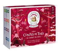 Les 2 Marmottes Coffret Cadeau de Noël Contes de Thés 75 Sachets 11 Thés | BIO, fourreau festif, Pour Amateurs de Thés, Made In France, Sans arômes ajoutés, 126g, Idéal En Cadeau