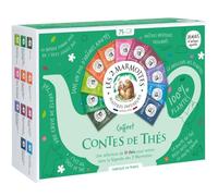 Les 2 Marmottes - Coffret Contes de Thés 75 Sachets - 11 Thés et Rooibos BIO - Idéal En Cadeau - Petit Déjeuner et Energisant - Made In France - Sans arômes ajoutés - 126g