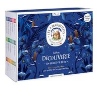 Les 2 Marmottes Coffret de Noël Découverte 75 Sachets 12 Tisanes 3 Thés | Fourreau Noël, Bien-Être Et Relaxation, Made In France, Sans arômes ajoutés, Idéal en cadeau, 114g