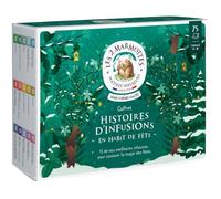 Les 2 Marmottes Coffret de Noël Histoires d'Infusions 75 Sachets 15 Tisanes | Coffret cadeau fourreauté pour Noël - Amateurs de plantes, infusions et tisanes - Made In France - Sans arômes ajoutés - 116g