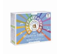 Les 2 Marmottes - Grand Coffret Récoltes du Terrier 90 Sachets - 12 Infusions 3 Thés - Idéal En Cadeau - Bien-Être Et Relaxation - Made In France - Sans arômes ajoutés - 134g