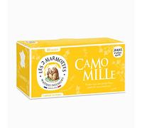 Les 2 Marmottes - infusion Camomille 30 sachets - pour bien dormir, bien-Être et Relaxation - Made In France - Sans arômes ajoutés - 30g