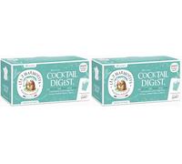 Les 2 Marmottes Infusion Cocktail Digest - Anis vert Fenouil Menthe - Bien-Être et Relaxation - Pour la digestion - Idéal en glacé - 30 Sachets par boîte - Made in France (Lot de 2)