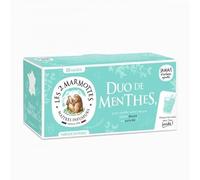 Les 2 Marmottes Infusion Duo de Menthes 30 Sachets - Douceur et Fraicheur - Bien-Être et Relaxation - Sans arômes ajoutés - Made in France