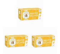Les 2 Marmottes Infusion Menthe Réglisse, Gourmande, Tisane Menthe Poivrée et Menthe Douce, Fraiche et Boisée, Infusion Incontournable, A Consommer Chaud ou Froid, 30 Sachets, 42 g (Lot de 3)