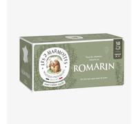 Les 2 Marmottes - Infusion Romarin - 30 Sachets | Saveurs Méditerranéennes, Tisane Bien-Être Et Relaxation, Idéal En Bouillon, Made In France