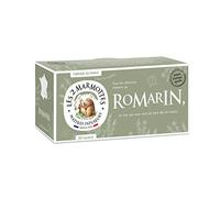 Les 2 Marmottes - Infusion BIO Romarin 30 Sachets - Saveurs Méditerranéennes - Bien-Être Et Relaxation - Gamme Pour Le Plaisir Des Papilles - Made In France - Sans arômes ajoutés - 45g
