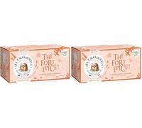 Les 2 Marmottes Thé Fort épicé - Thé Chai noir BIO, cannelle et cardamome - Energisant et gourmand - Pour le matin - 30 Sachets par boite - Made in France - 48g (Lot de 2)