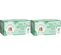 Les 2 Marmottes Thé Menth'olé - Thé vert 100% BIO à la menthe douce et poivrée - Vitalité et Fraicheur - Pour Le Petit-Déjeuner - Froid ou Chaud - Made In France - Sans arômes ajoutés - 45g (Lot de 2)