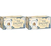 Les 2 Marmottes Thé noir Earl Grey BIO à la bergamote - Idéal pour petit déjeuner et breakfast gourmand - Pour le matin - 30 Sachets par boite - Made in France - 50g (Lot de 2)