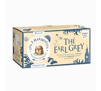 Les 2 Marmottes Thé noir Earl Grey BIO à la bergamote - Idéal pour petit déjeuner et breakfast gourmand - Pour le matin - 30 Sachets par boite - Made in France - 50g