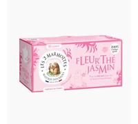 Les 2 Marmottes - Thé vert BIO Fleur'thé Jasmin - 30 Sachets