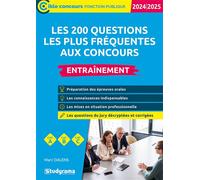 Les 200 questions les plus fréquentes aux concours - Entraînement - Marc Dalens - Studyrama Eds - broché - Scolaire / Universitaire