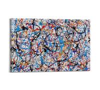 Les 28 affiches d'art Jackson Pollock sont adaptées pour décorer le salon, la chambre à coucher, le bureau, le restaurant, le couloir, la chambre d'enfant, etc. Style cadre 60 x 90 cm