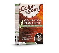 Les 3 Chênes Color & Soin 4G - Châtain Doré - Coloration Permanente Cheveux Femme Sans Ammoniaque - Soin Naturel Brillance Durable - Couvre 100% Cheveux Blancs