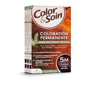 Les 3 Chênes Color & Soin 5M - Châtain Clair Acajou - Coloration Permanente Cheveux Femme Sans Ammoniaque - Soin Naturel Brillance Durable - Couvre 100% Cheveux Blancs