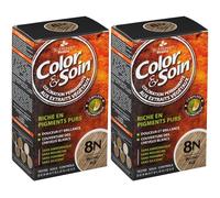 Les 3 Chênes Color & soin 8N blond blé Crème 2x135 ml