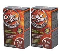 Les 3 Chênes Color & Soin Coloration 7M blond acajou Crème 2x135 ml