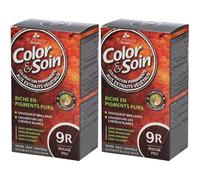 Les 3 Chênes Color & Soin Coloration 9R rouge feu Crème 2x135 ml