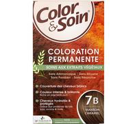Les 3 Chênes Color & Soin Permanente Coloration Capillaire 7B Brun Caramel 1 Kit