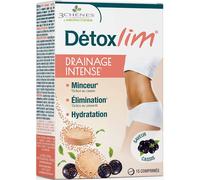 Les 3 Chênes Détoxlim Drainage Intense Cassis 15 Comprimés