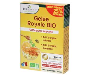 Les 3 Chênes Gelée Royale - Ampoules vitalité et défenses naturelles Solution Orale 150 ml