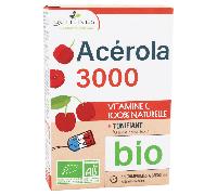 3 Chênes - Complément alimentaire Acérola 3000 Bio - Vitamine C - 14 comprimés à croquer
