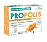 Les 3 Chênes Tonus & Immunité Propolis Défenses Naturelles 10 ampoules