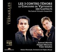Les 3 Contre-ténors Le Concours De Virtuosité Des Castrats Dvd Inclus CD