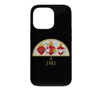 Les 3 Sacrés Cœurs Jésus Marie Joseph Catholique Vitrail Coque pour iPhone 13 Pro