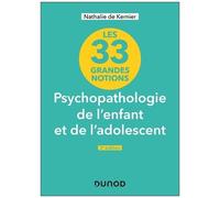Les 33 Grandes Notions Psychopathologie De L'enfant Et De L'adolescent
