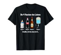 Les 4 bouteilles de la vie merde je suis déjà à 3 T-Shirt