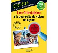 Les 4 Invisibles à la poursuite du voleur de bijoux - Cahier de vacances