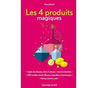 Les 4 produits magiques: citron, vinaigre, bicarbonate et argile